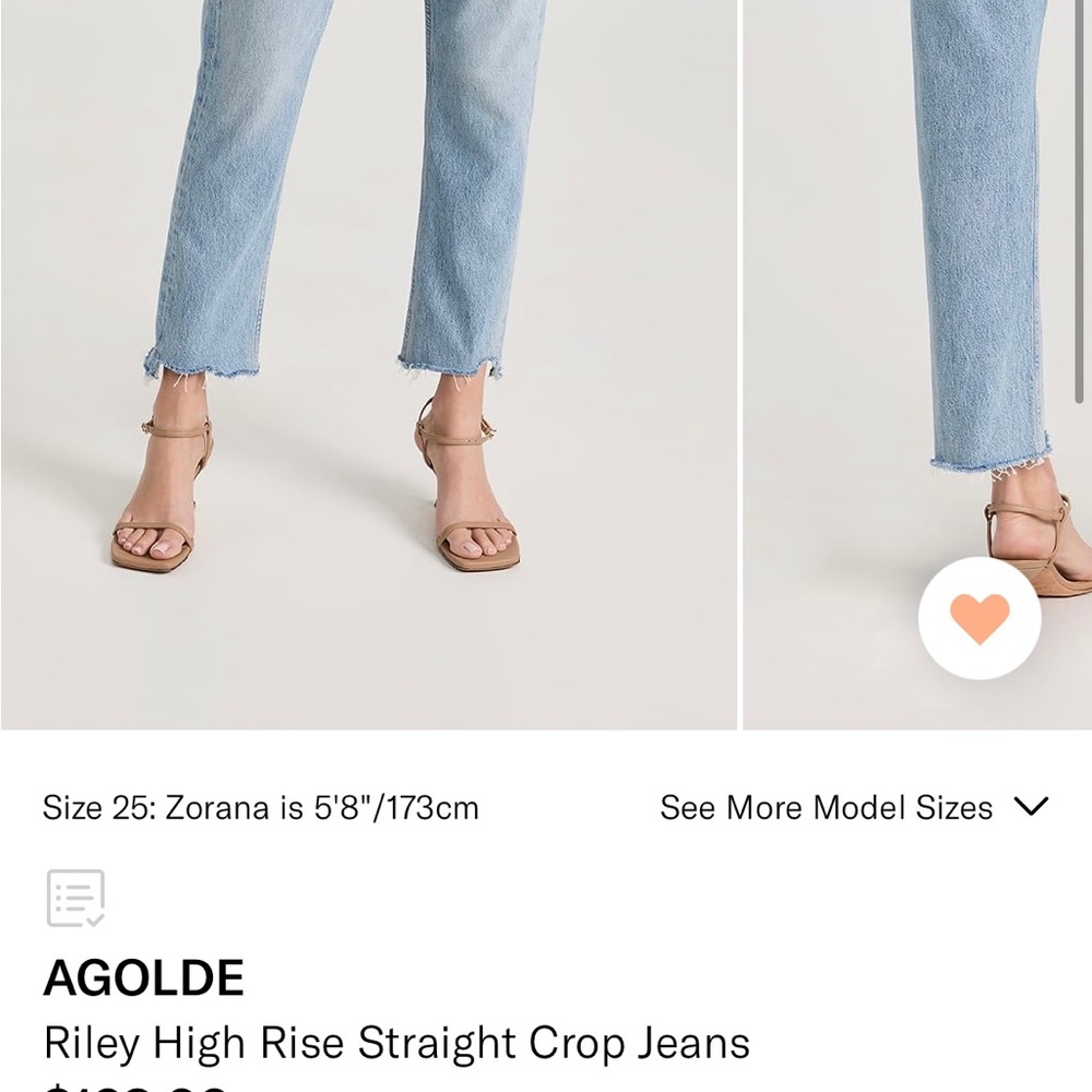 Agolde Riley Jeans - Picture 2 of 5